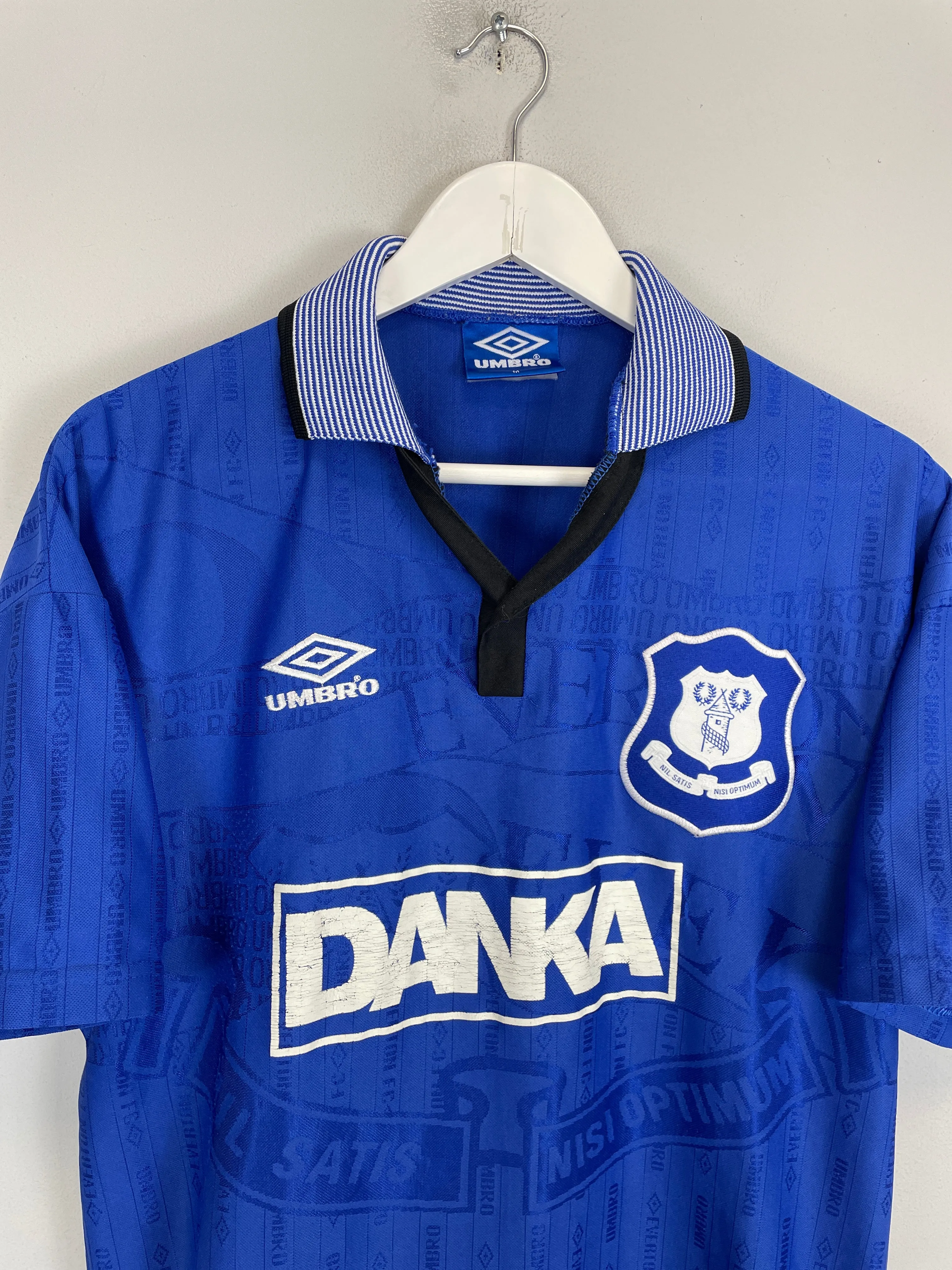 1995/97 EVERTON HOME SHIRT (M) UMBRO