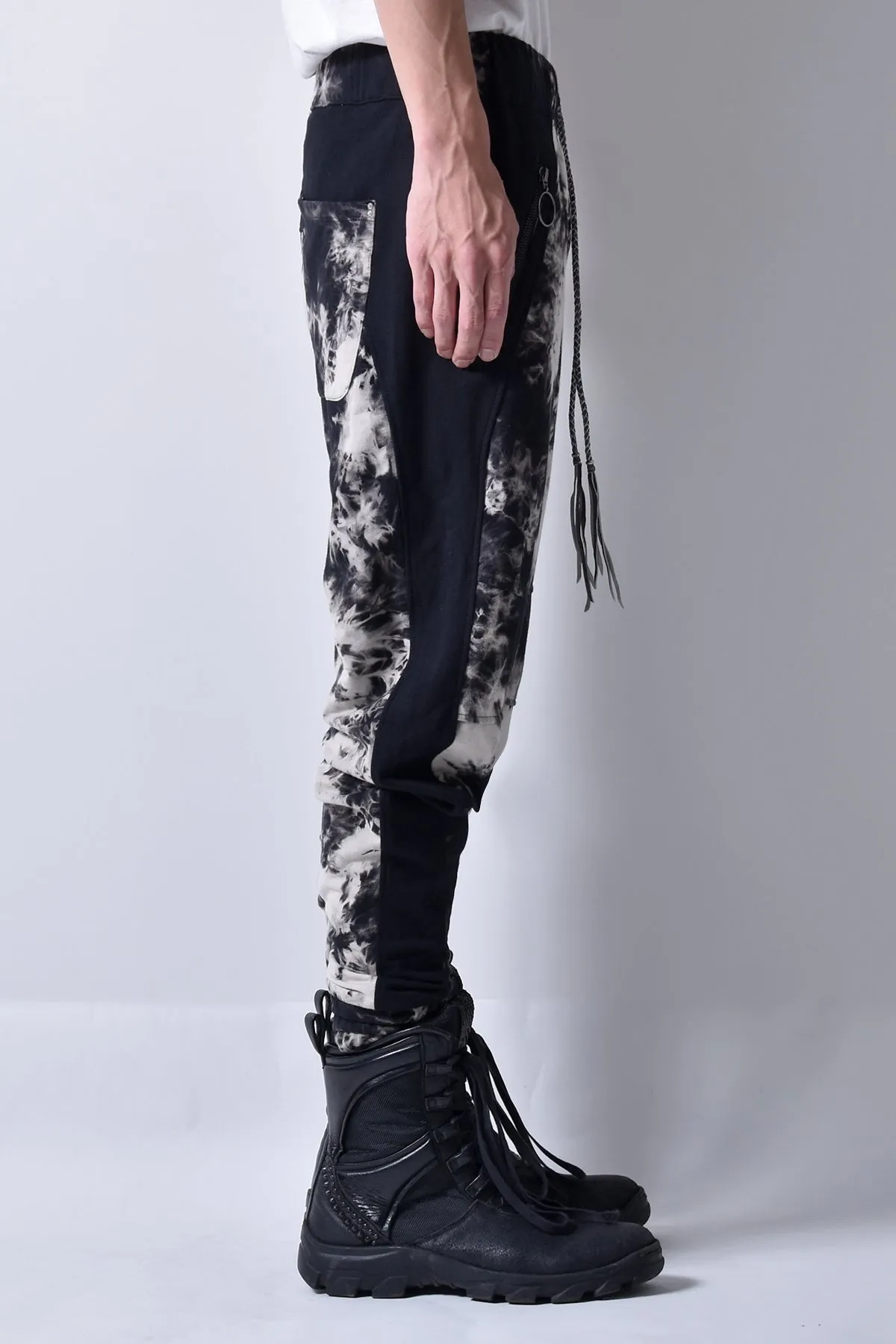 2101-PT09B Tie Dye Combi Track Pants 02