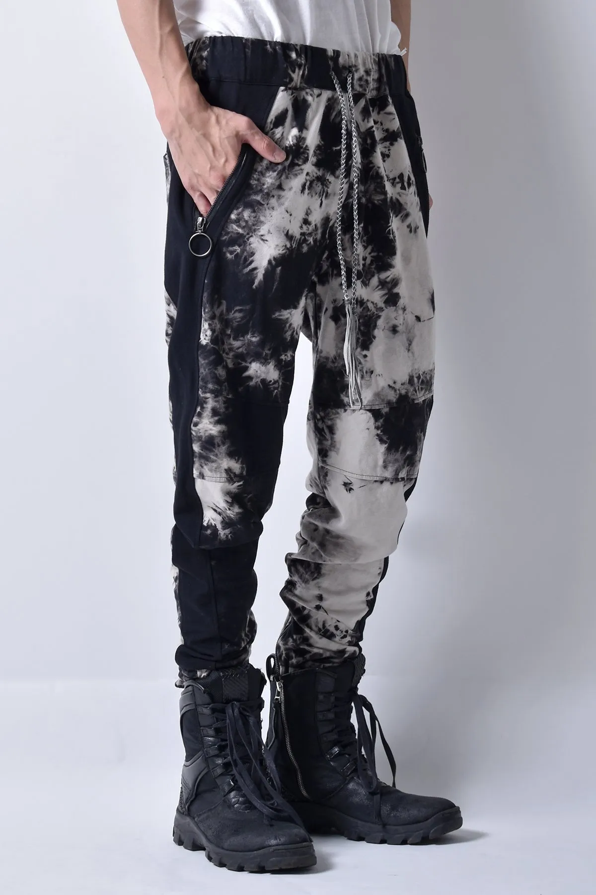2101-PT09B Tie Dye Combi Track Pants 02