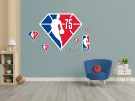75th Anniversary: Logo - Officially Licensed NBA Removable Adhesive Decal