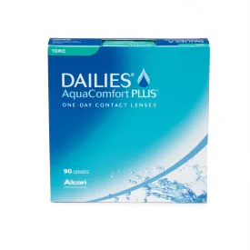 Alcon DAILIES AquaComfort Plus One-Day Contact Lenses - 90 Pack