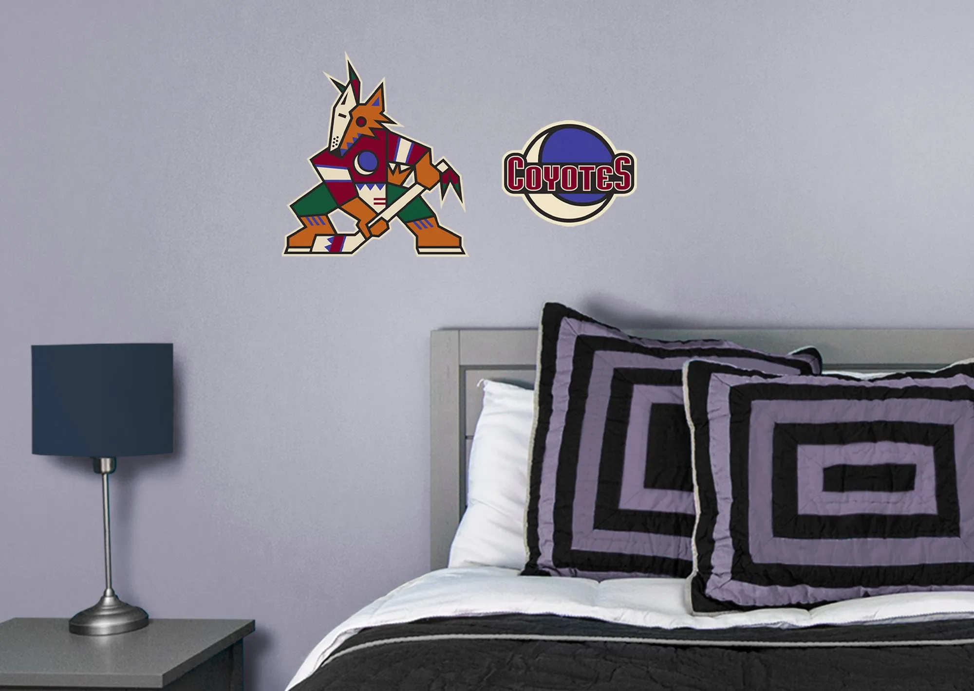 Arizona Coyotes:   Kachina RealBig Logo        - Officially Licensed NHL Removable Wall   Adhesive Decal