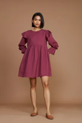 Baliza Mauve Short Dress