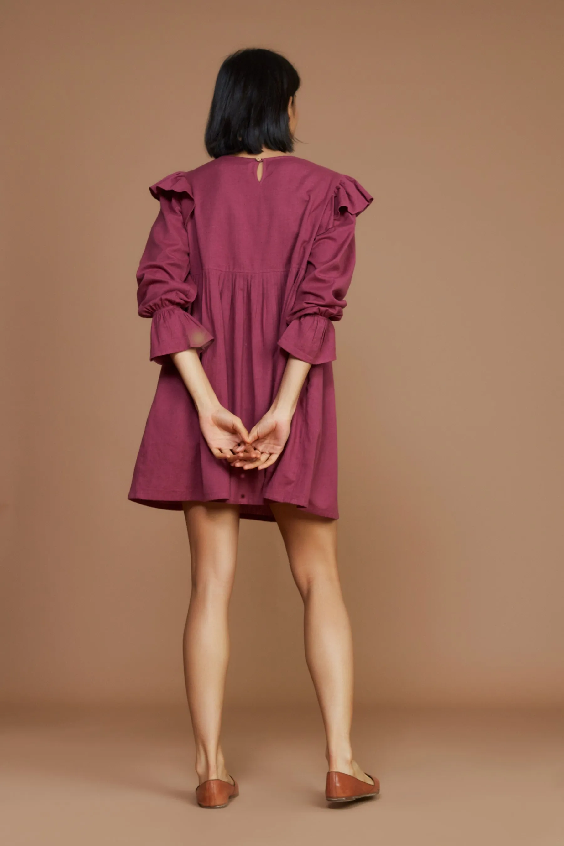 Baliza Mauve Short Dress