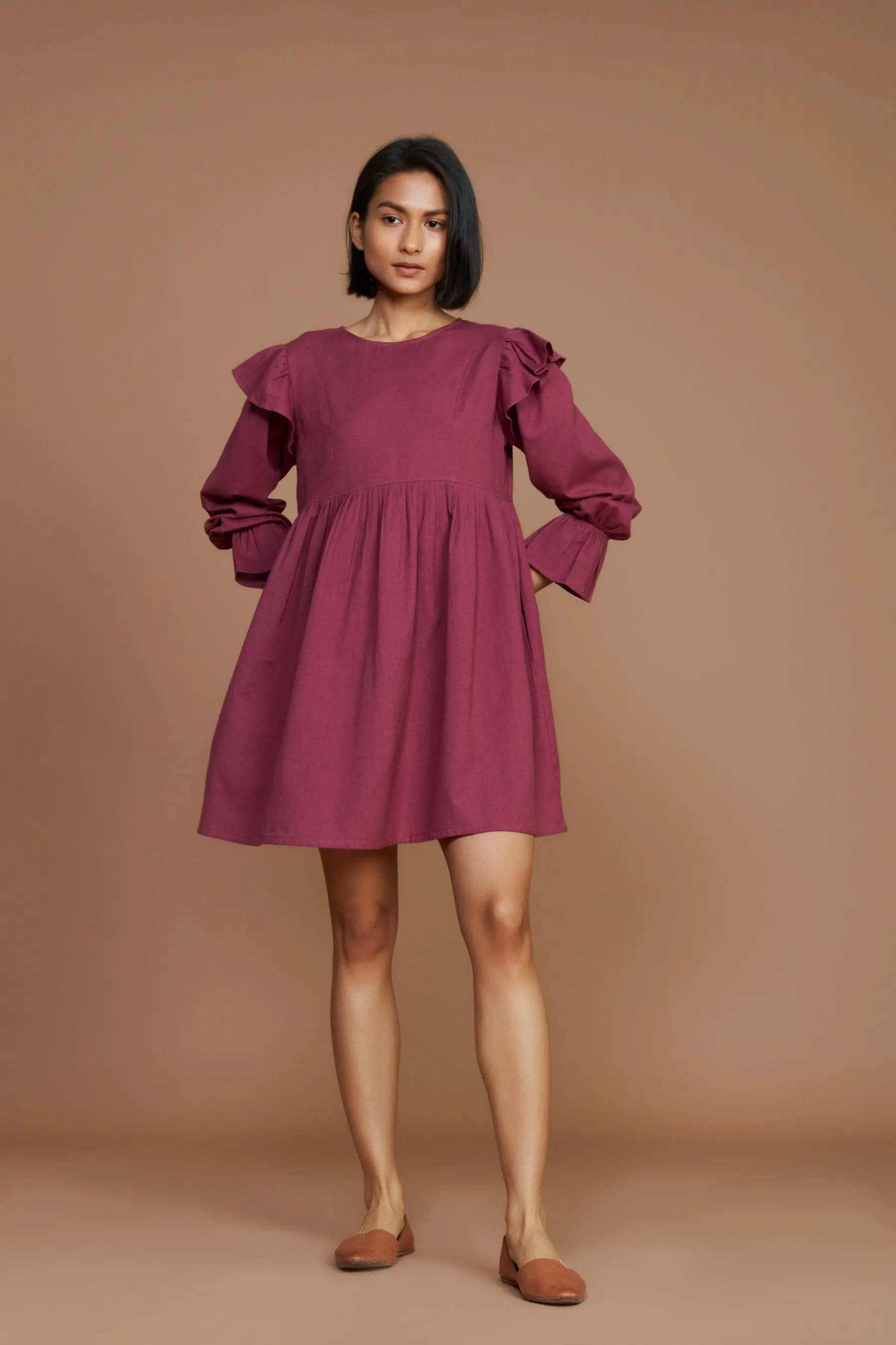 Baliza Mauve Short Dress