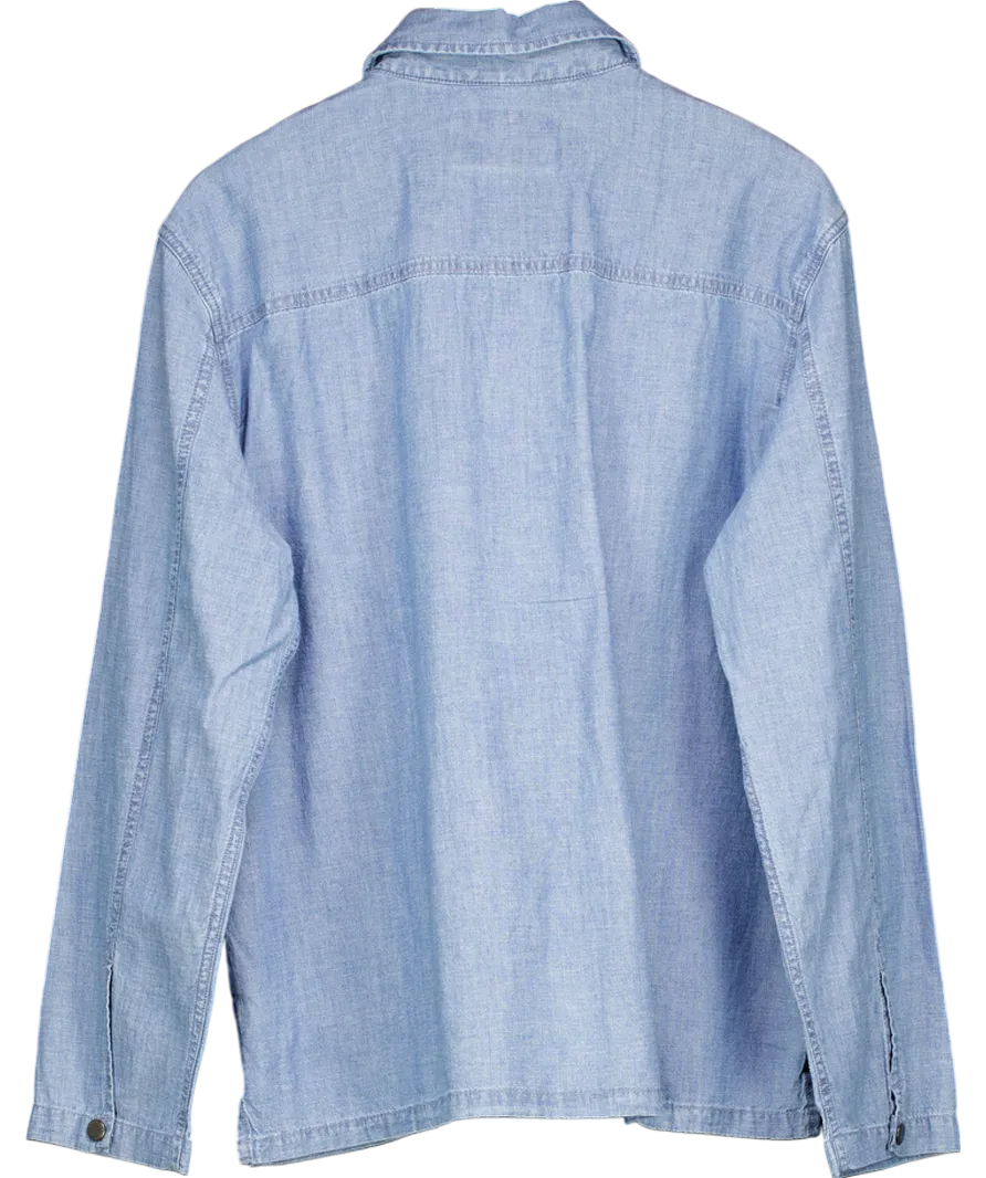 Barbour Blue Markham Denim Shirt UK S