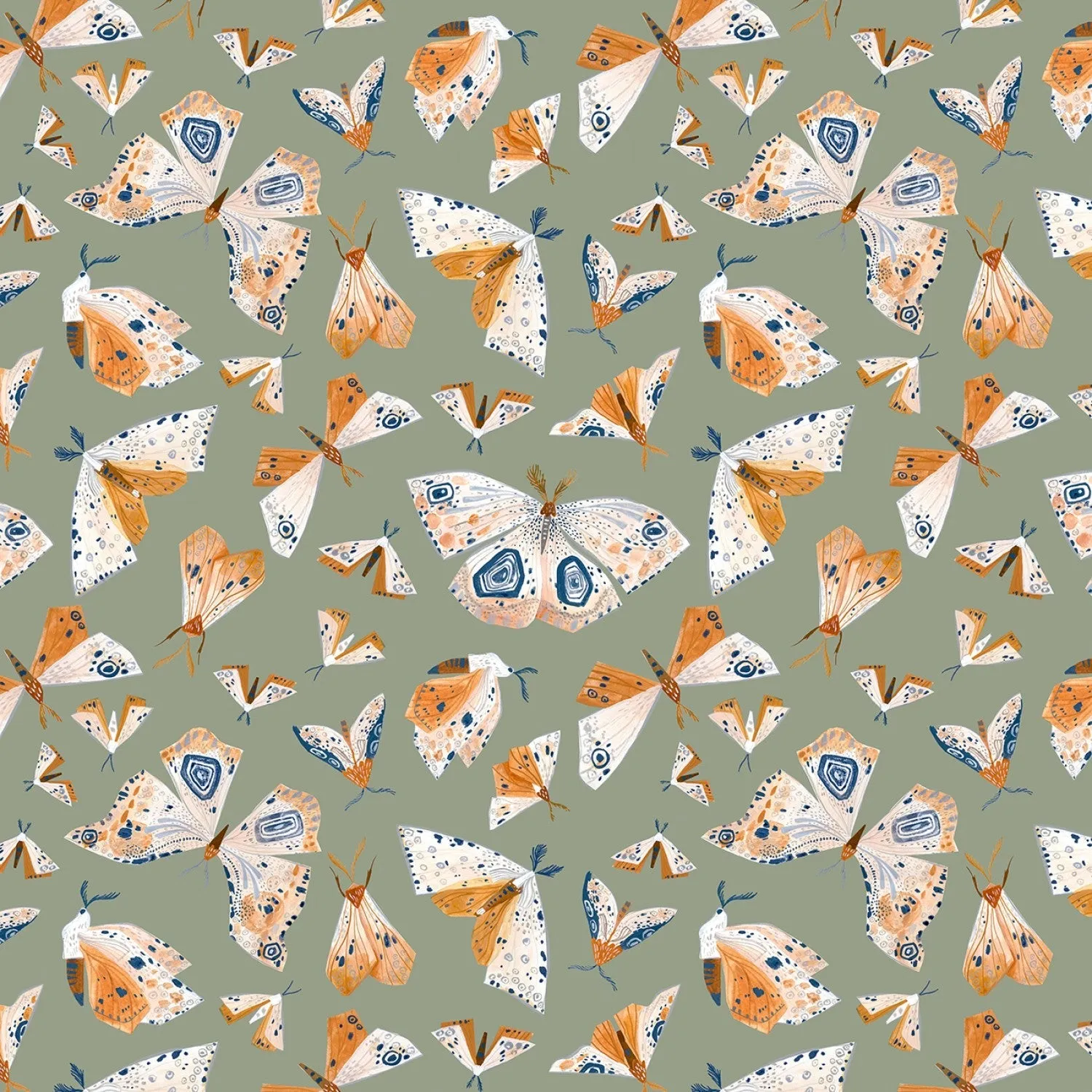 Botanica Butterflies Ivy ½ yd