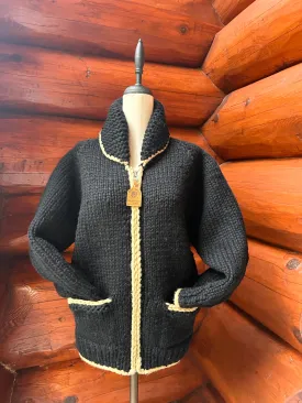 Canadian Knit Sweater - Black XS