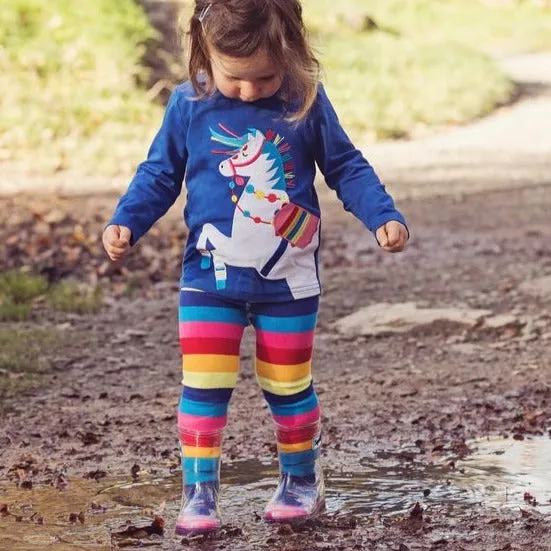 Carnival Horse Top Long sleeve, Stl 0-4 år