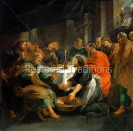 Christ Washing Apostles' Feet – Rubens