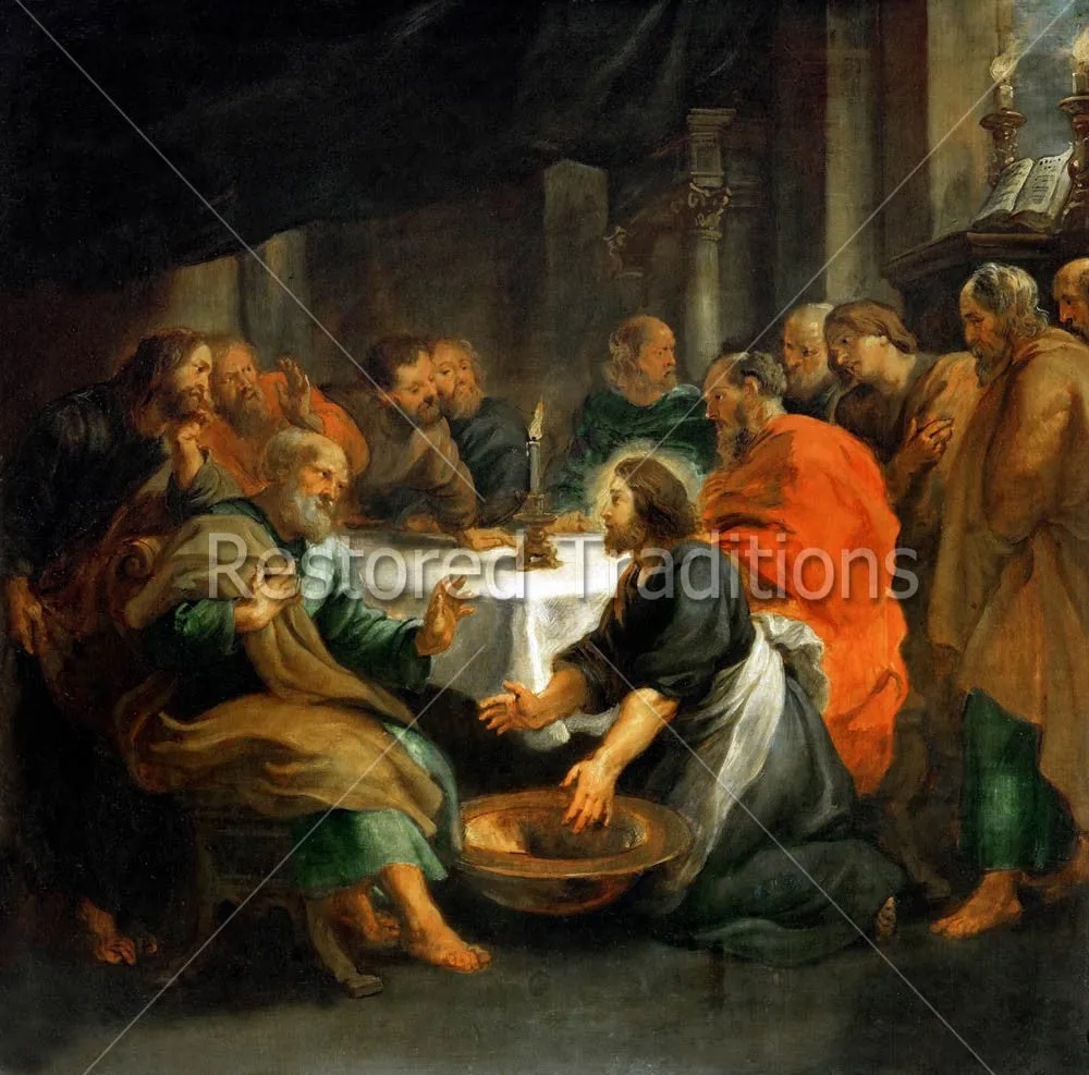 Christ Washing Apostles' Feet – Rubens