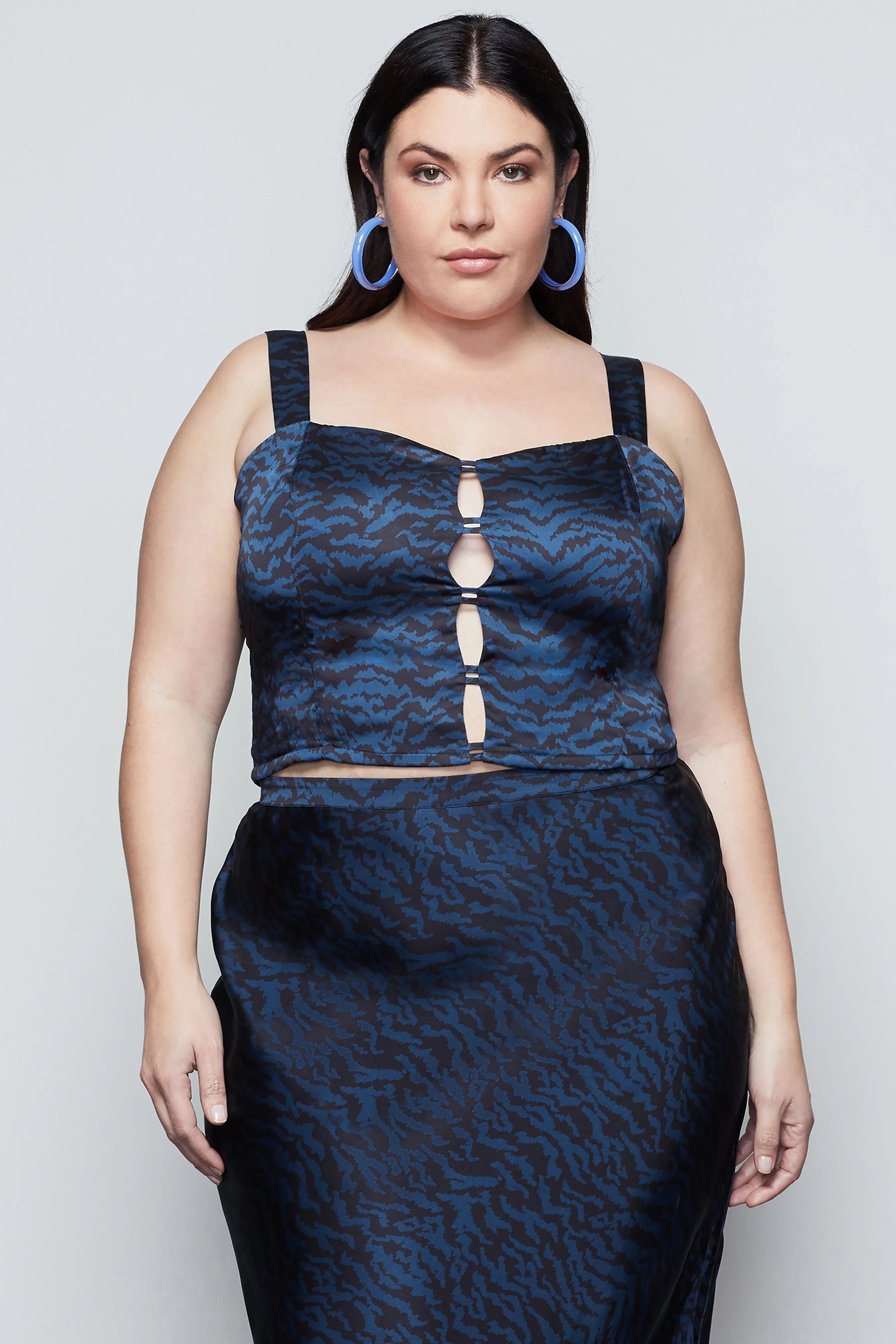 GETAWAY TOP | NAVY ZEBRA001