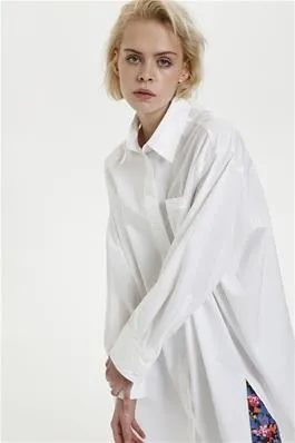 Karen By Simonsen Deli Shirt Dress In Bright White