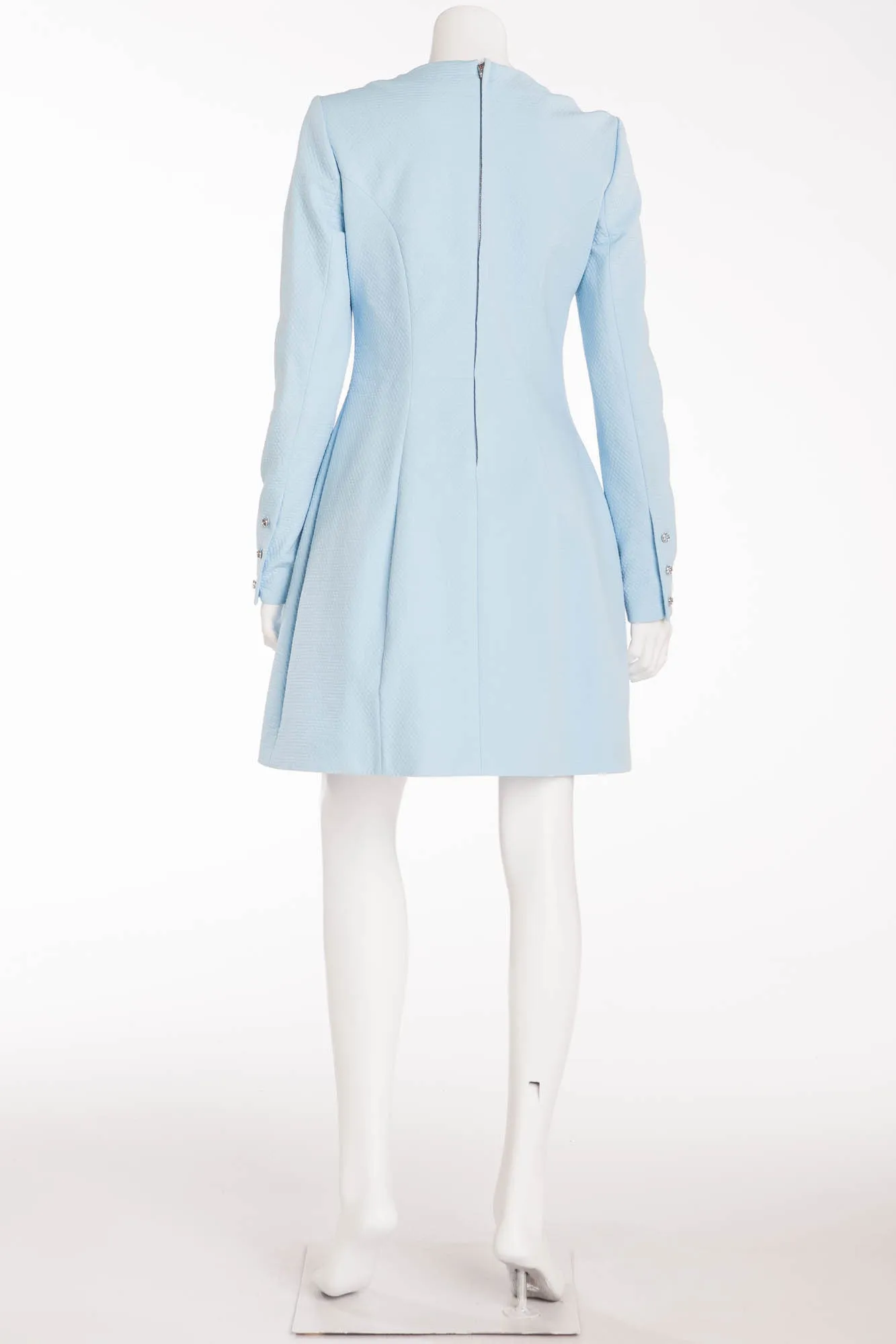 Kenzo - Baby Blue Long Sleeve Short Dress