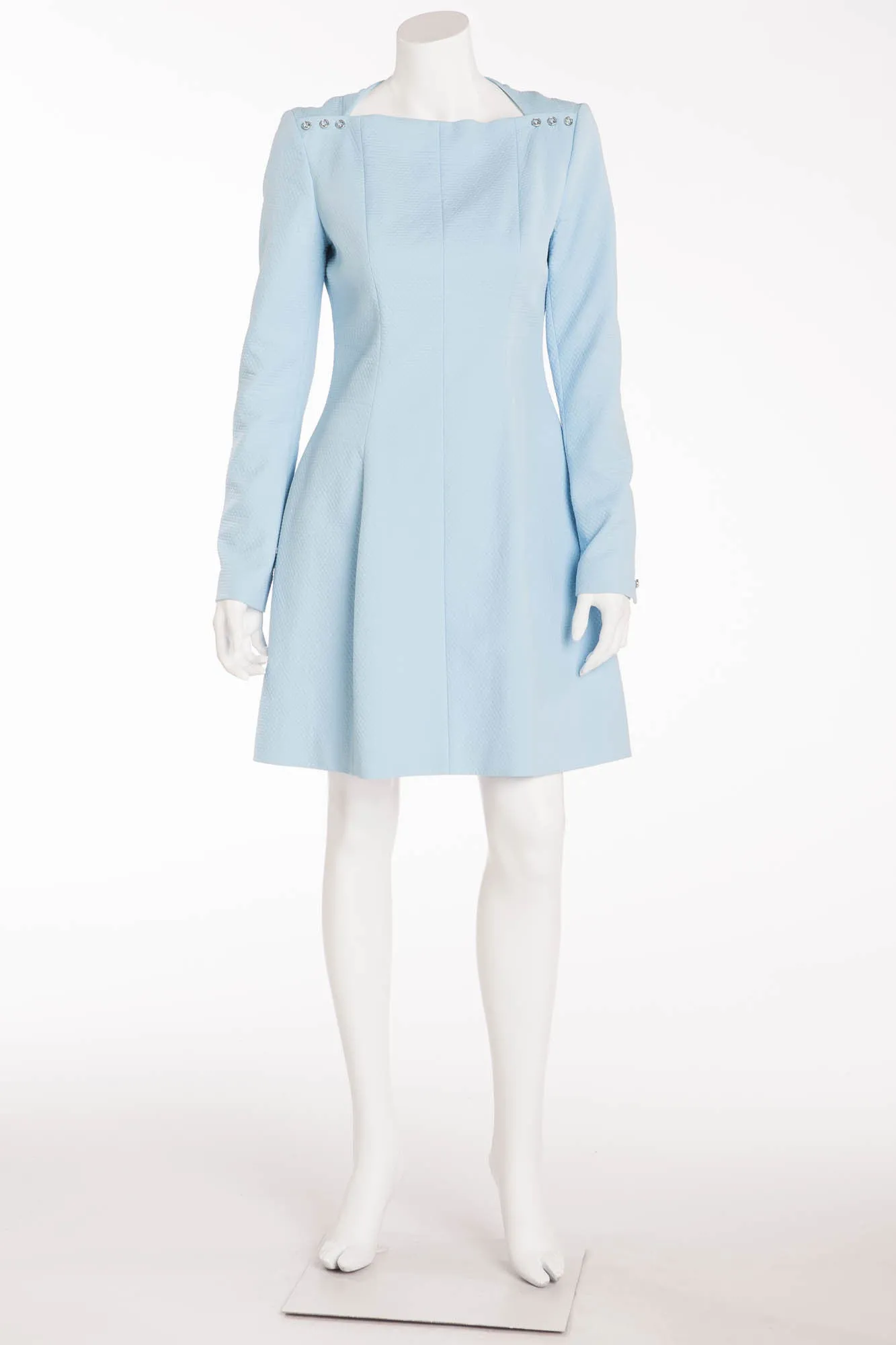 Kenzo - Baby Blue Long Sleeve Short Dress