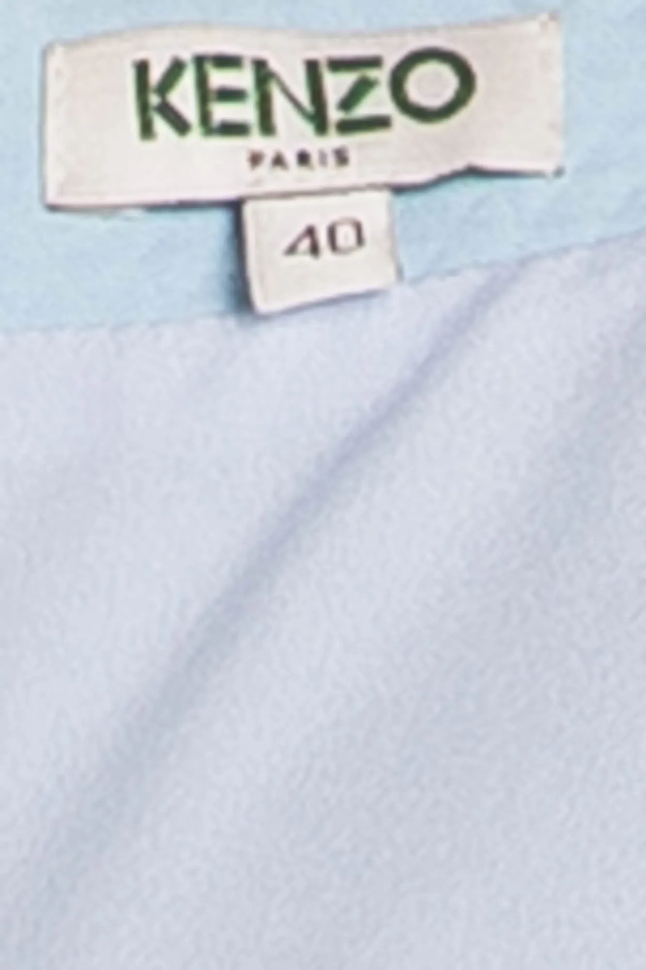 Kenzo - Baby Blue Long Sleeve Short Dress