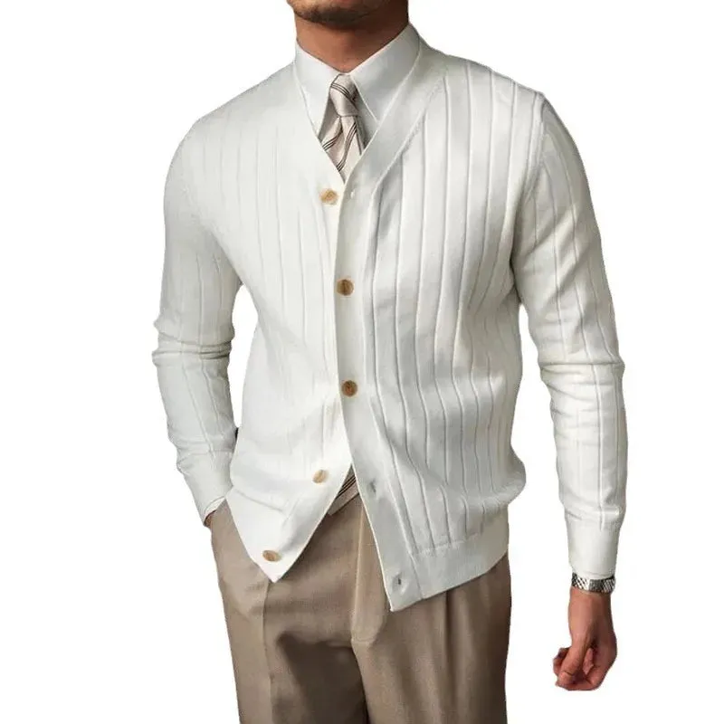Meridian Stripe Knit Cardigan