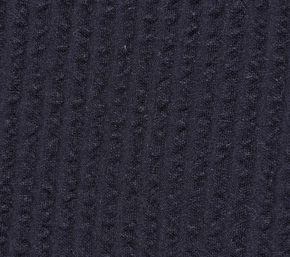 Navy Seersucker Cotton