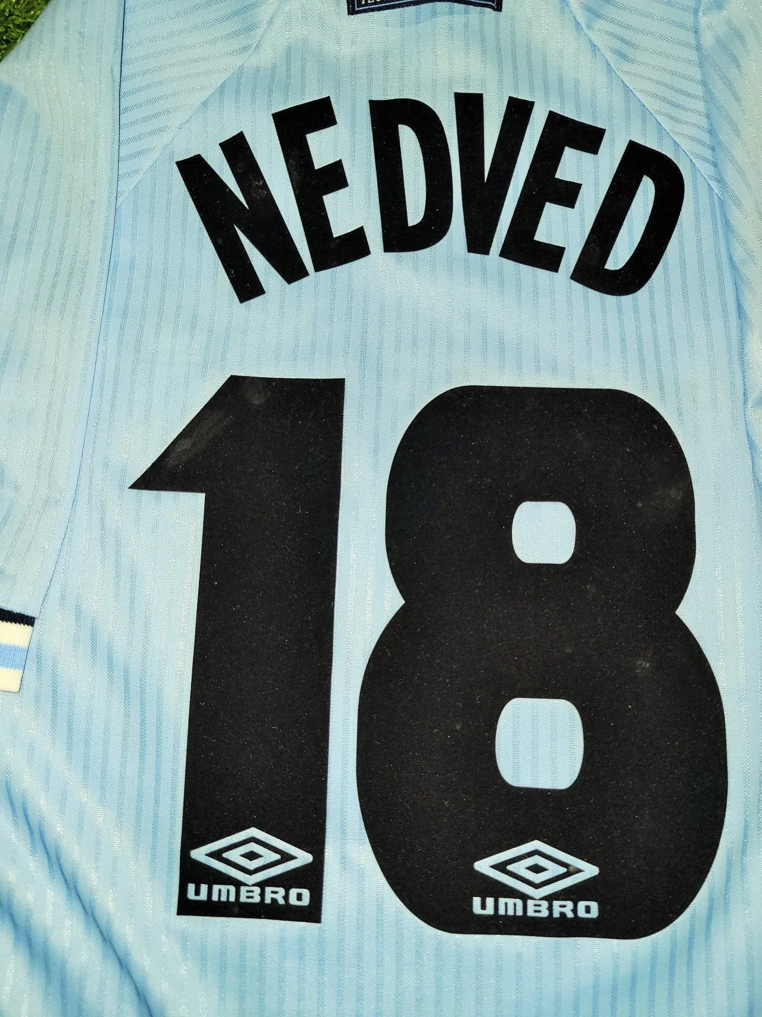 Nedved Lazio Umbro 1997 1998 Home Jersey Shirt M