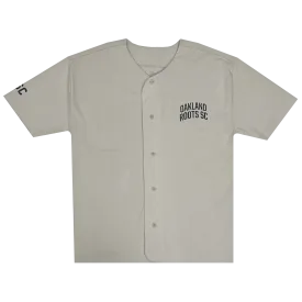 Oakland Roots SC Heavy Button-up Baseball Jersey
