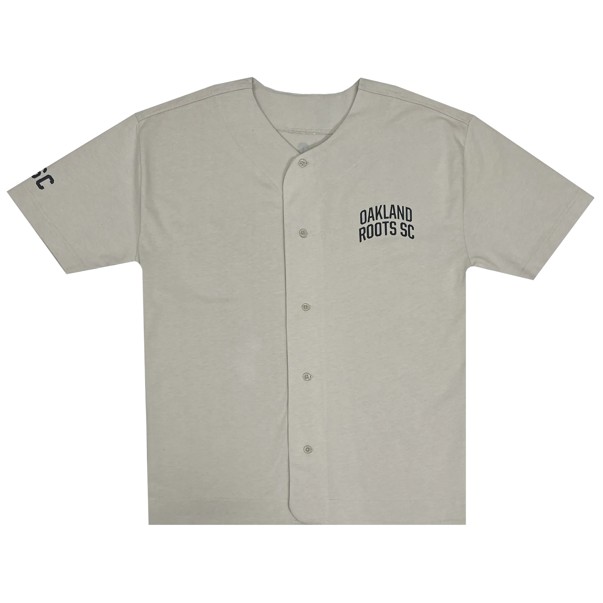 Oakland Roots SC Heavy Button-up Baseball Jersey