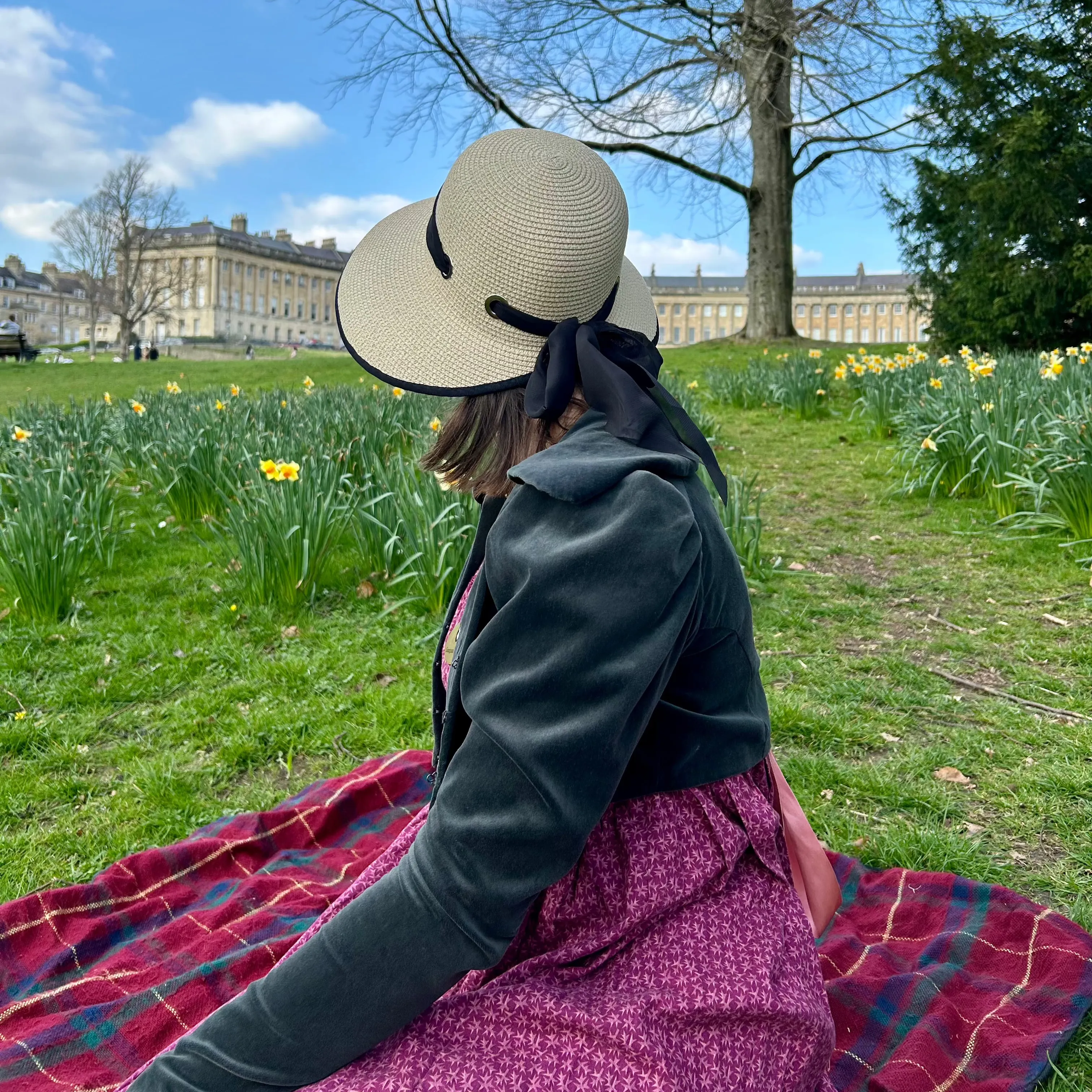 Open Back Regency Bonnet