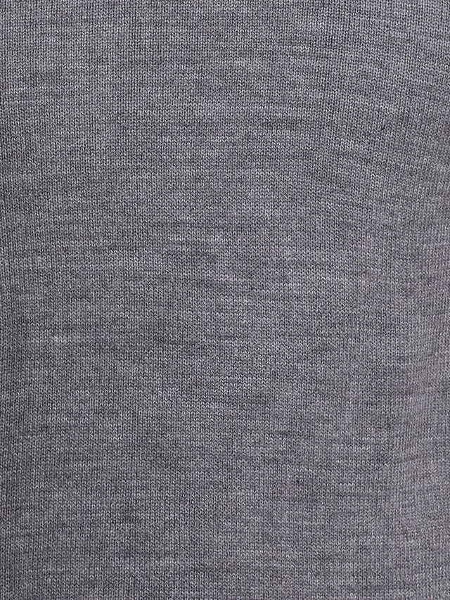 Parx Men Grey Solid Acrylic Sweaters
