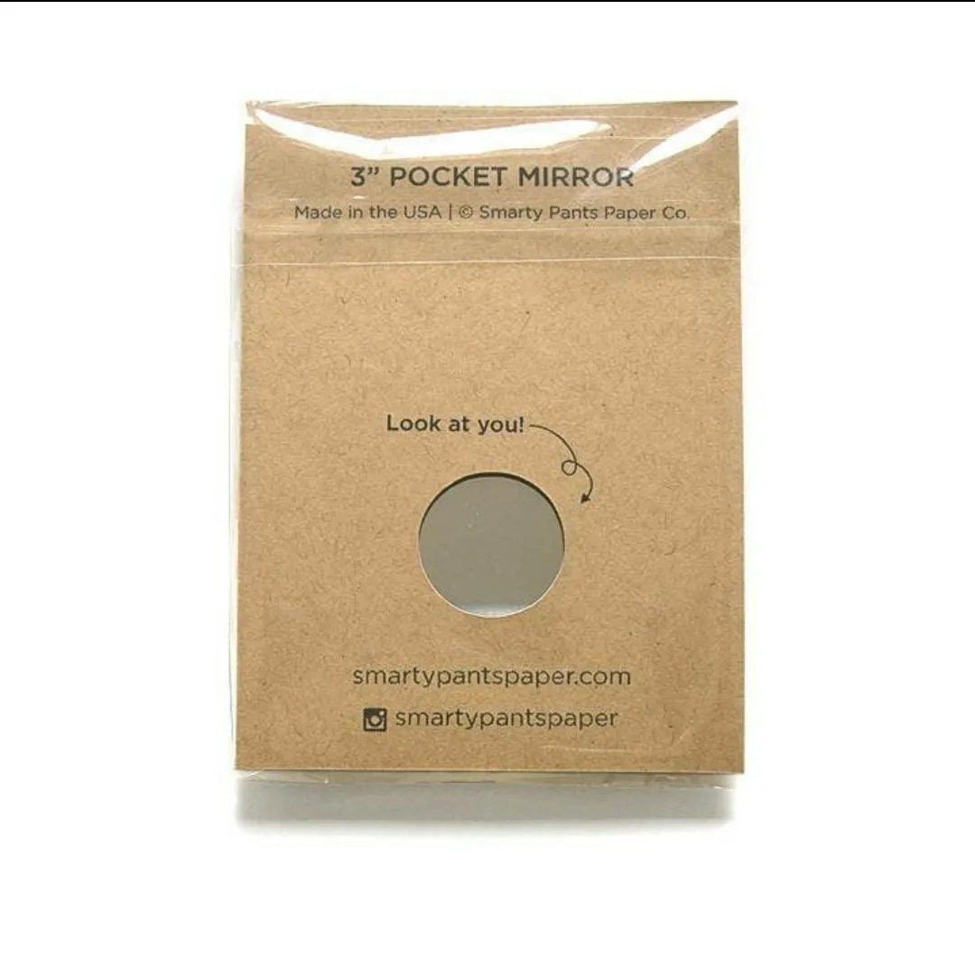 Pug Pocket Mirror (Smarty Pants Paper)