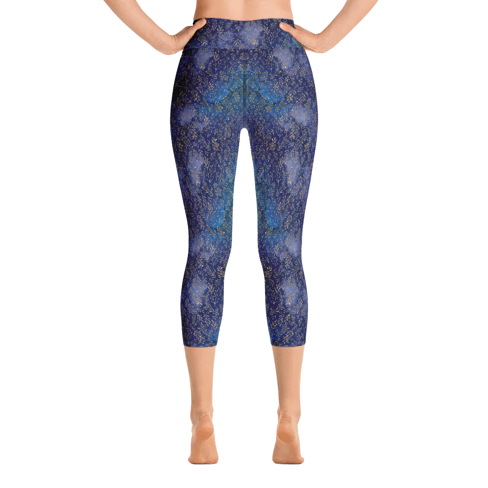 Rosemary Gold Capri Yoga Pants
