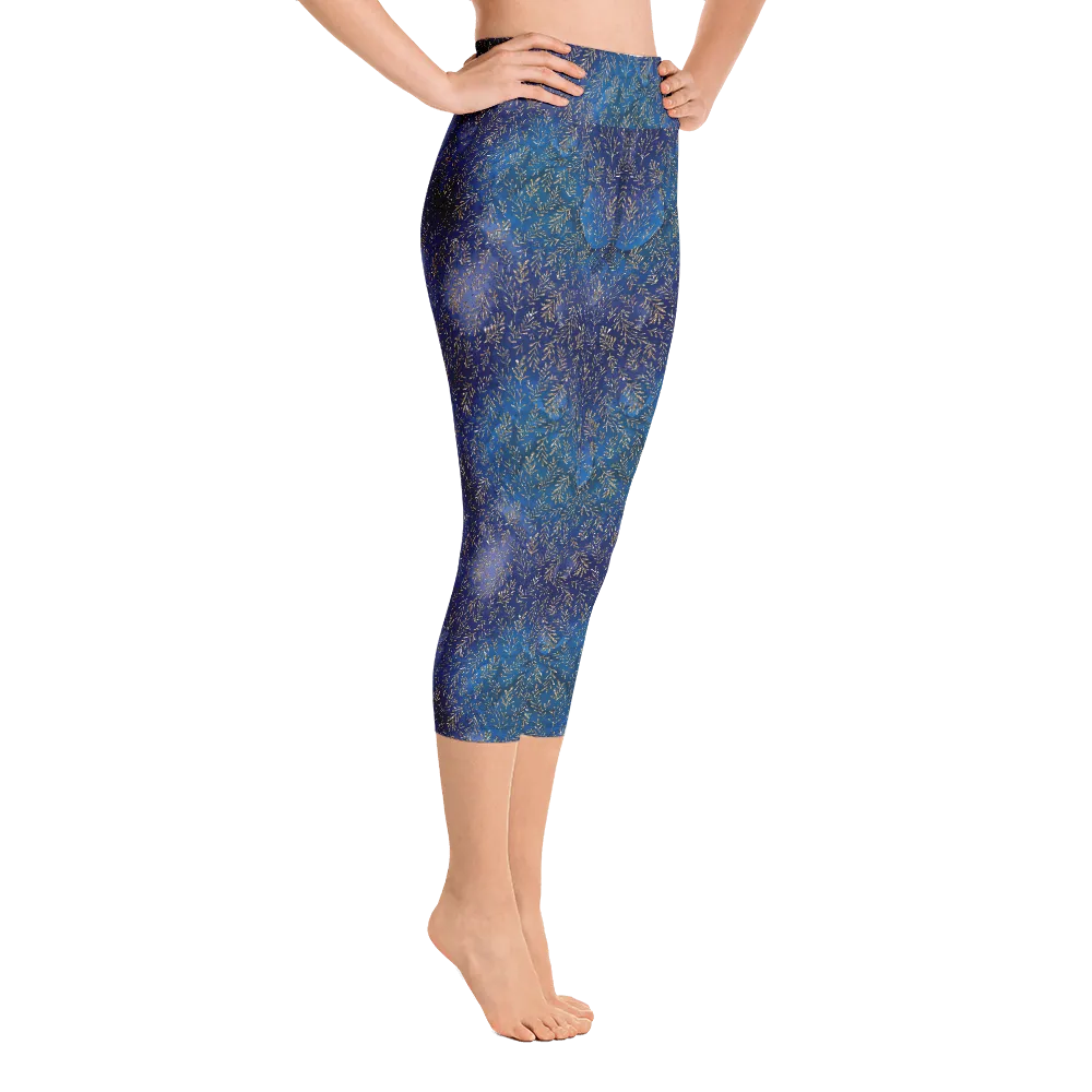 Rosemary Gold Capri Yoga Pants