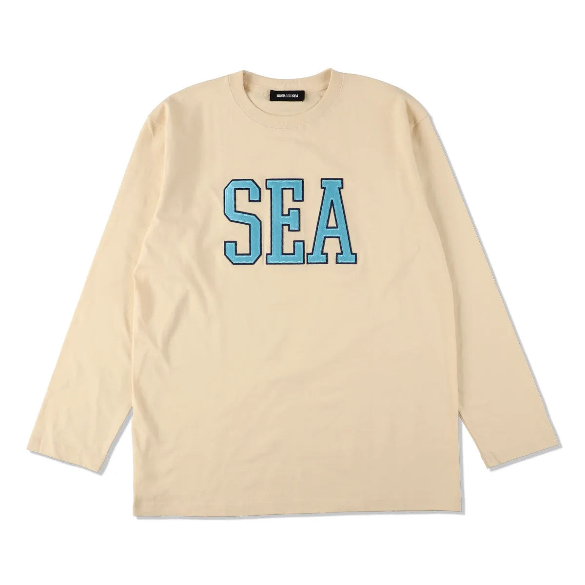 Satin Patch L/S Tee / IVORY