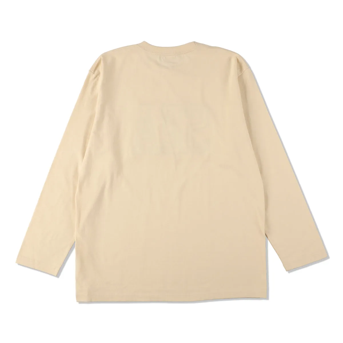 Satin Patch L/S Tee / IVORY
