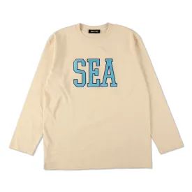 Satin Patch L/S Tee / IVORY