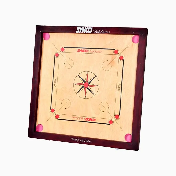 Synco Club Series Junior 24 inch Carrom Board for Kids and Adults