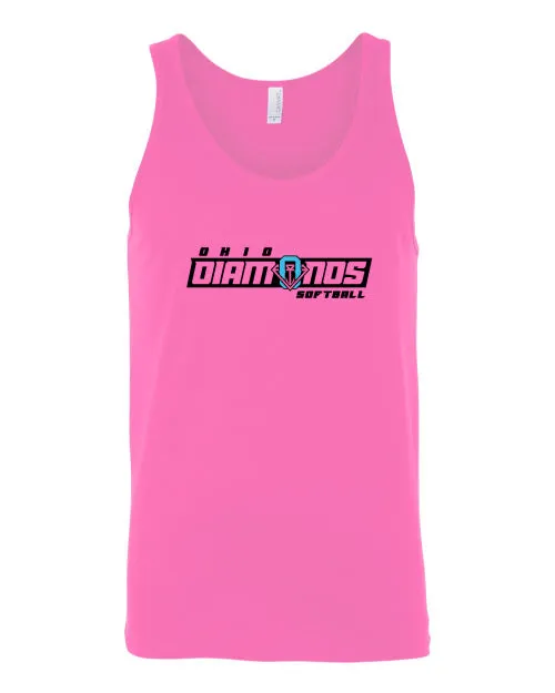 Tank Tops Ohio Diamonds Logo