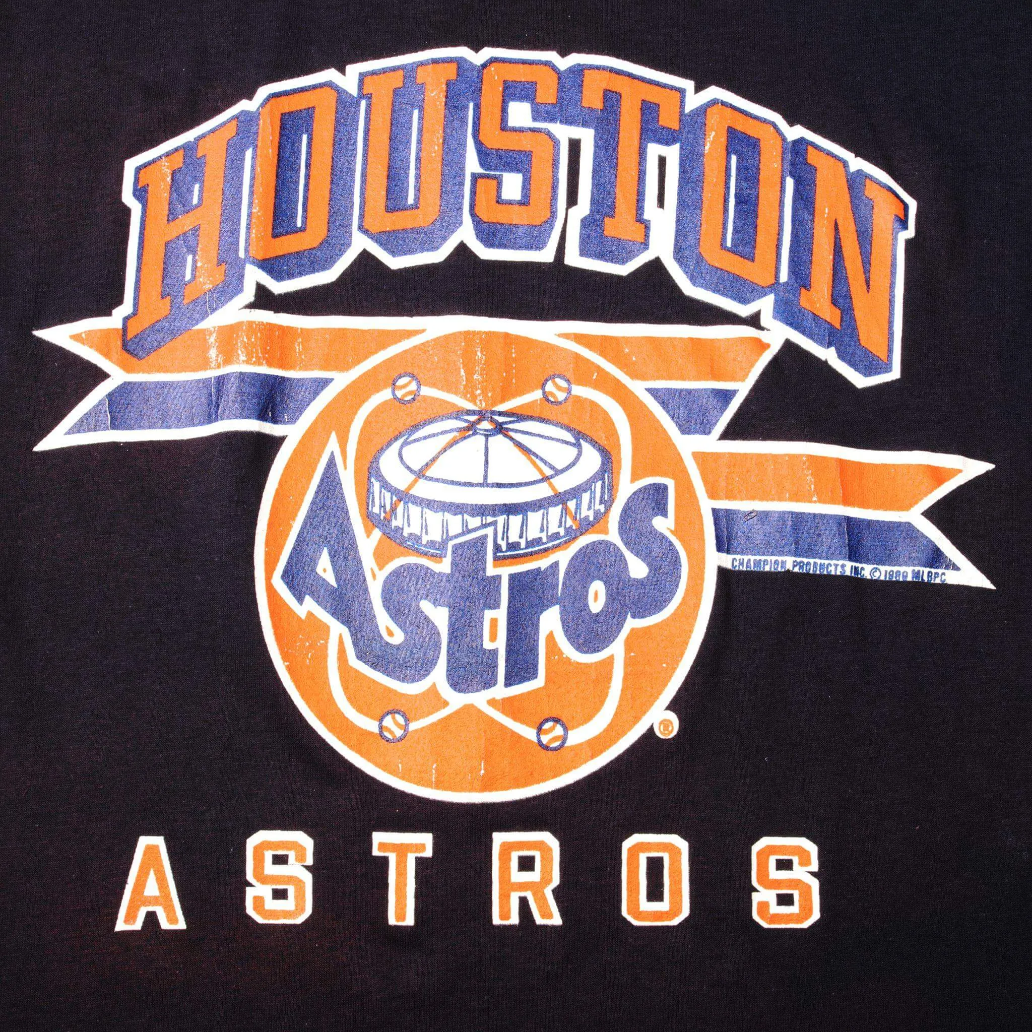 VINTAGE CHAMPION MLB HOUSTON ASTROS TEE SHIRT 1989 SIZE XL MADE IN USA DEADSTOCK
