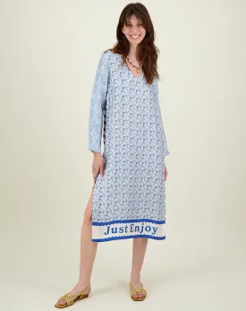 Violet Amalfi V-Neck T-Dress