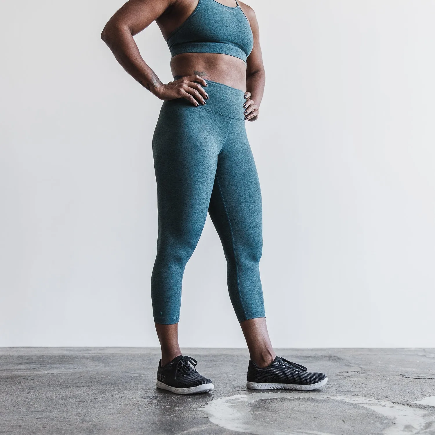 Women's High-Rise Plush Heather Tight 21"