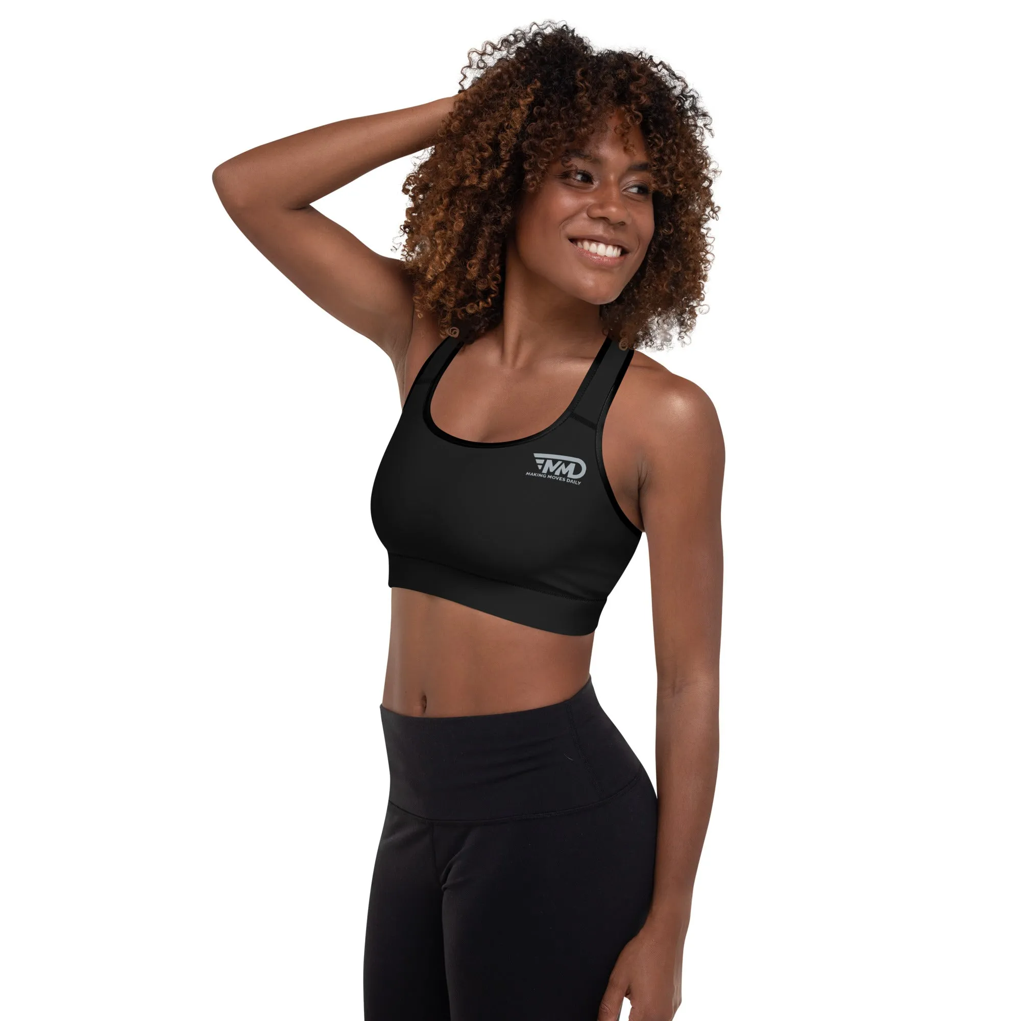 Womens | Padded Sports Bra | MMD, Black